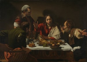 caravaggio - cena di emmaus